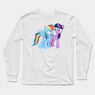 Rainbow Dash and Twilight Sparkle Long Sleeve T-Shirt